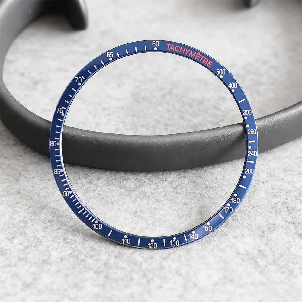 Bezel VK63 38.5*34mm Bezel Aluminium Datar Pengganti Aksesoris Jam Tangan Untuk Casing VK63 Aksesoris Bezel Suku Cadang