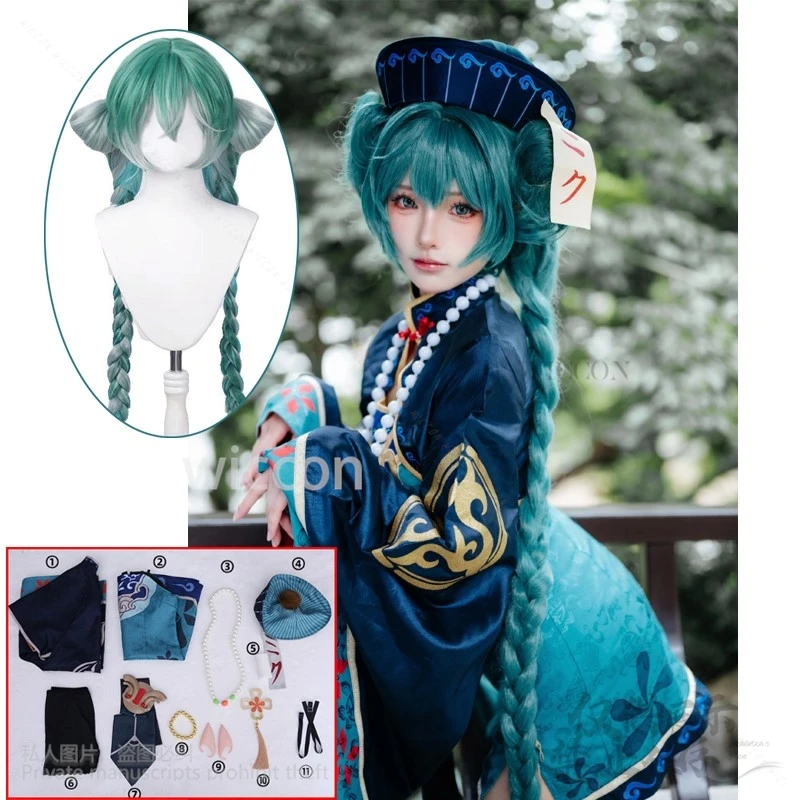 Anime Game Project Sekai Colorful Vtuber Cosplay Mikuuu Zombie Cos Costume Helloween Party Outfits For Women Girls Wigs Lolita