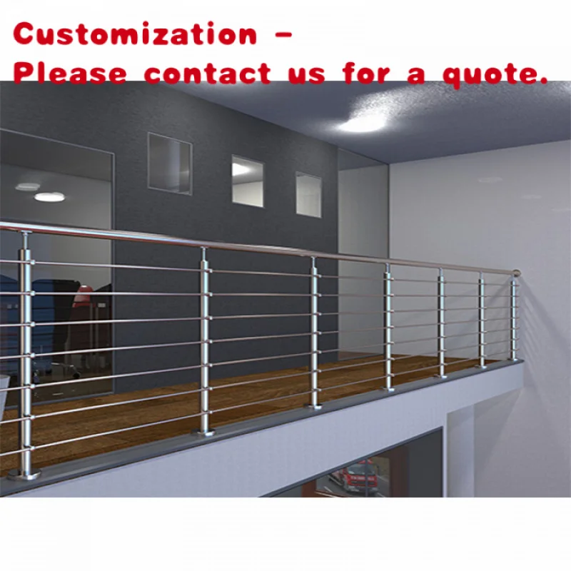 custom.Customized 304 Stainless Steel Balcony Guardrail Stair Handrail Corrosion and Rust Resistant