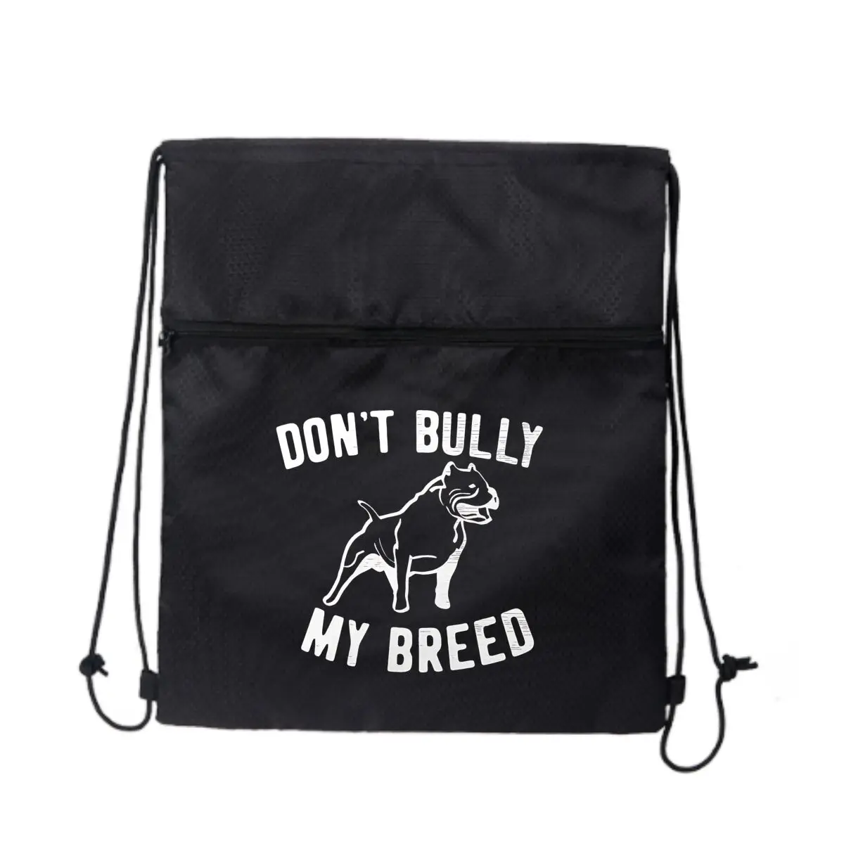 

Don't Bully My Breed Text Art Рюкзак на шнурке Объемный рюкзак на шнурке Сумки на шнурке