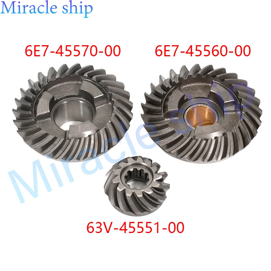 Getriebe Set 6E7-45560-01 63V-45551-00 6E7-45571-00 Für Yamaha Hidea 2 Takt 15HP 15F Boot Motor Boot Motor Teile – Detail 1