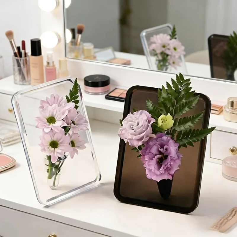 Multi-Functional Acrylic Frame Vase for Photos, Art & Certificates