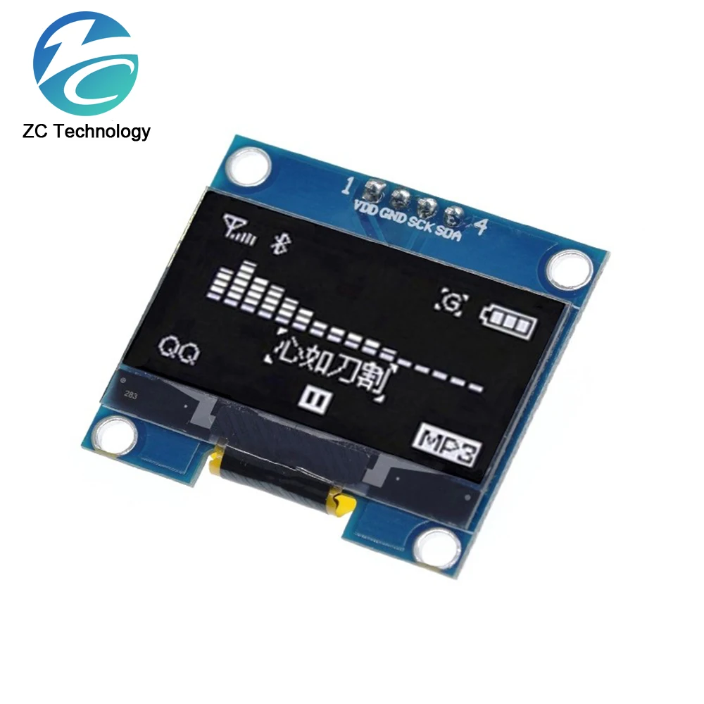 1PCS 1.3' OLED Module White and Blue Color 128X64 1.3 Inch OLED LCD LED Display Module for Arduino 1.3' IIC Communicate