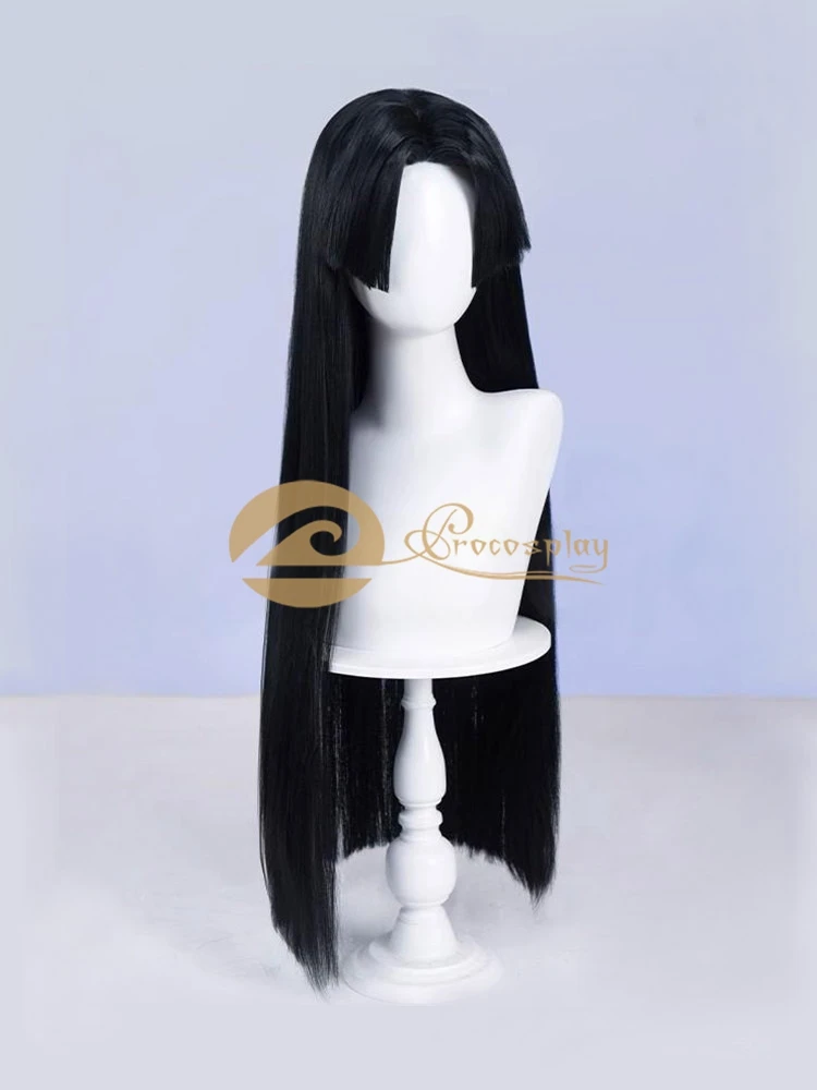 Psylockee peruca cosplay jogo roxo preto acessórios de cabelo para mulher c09366