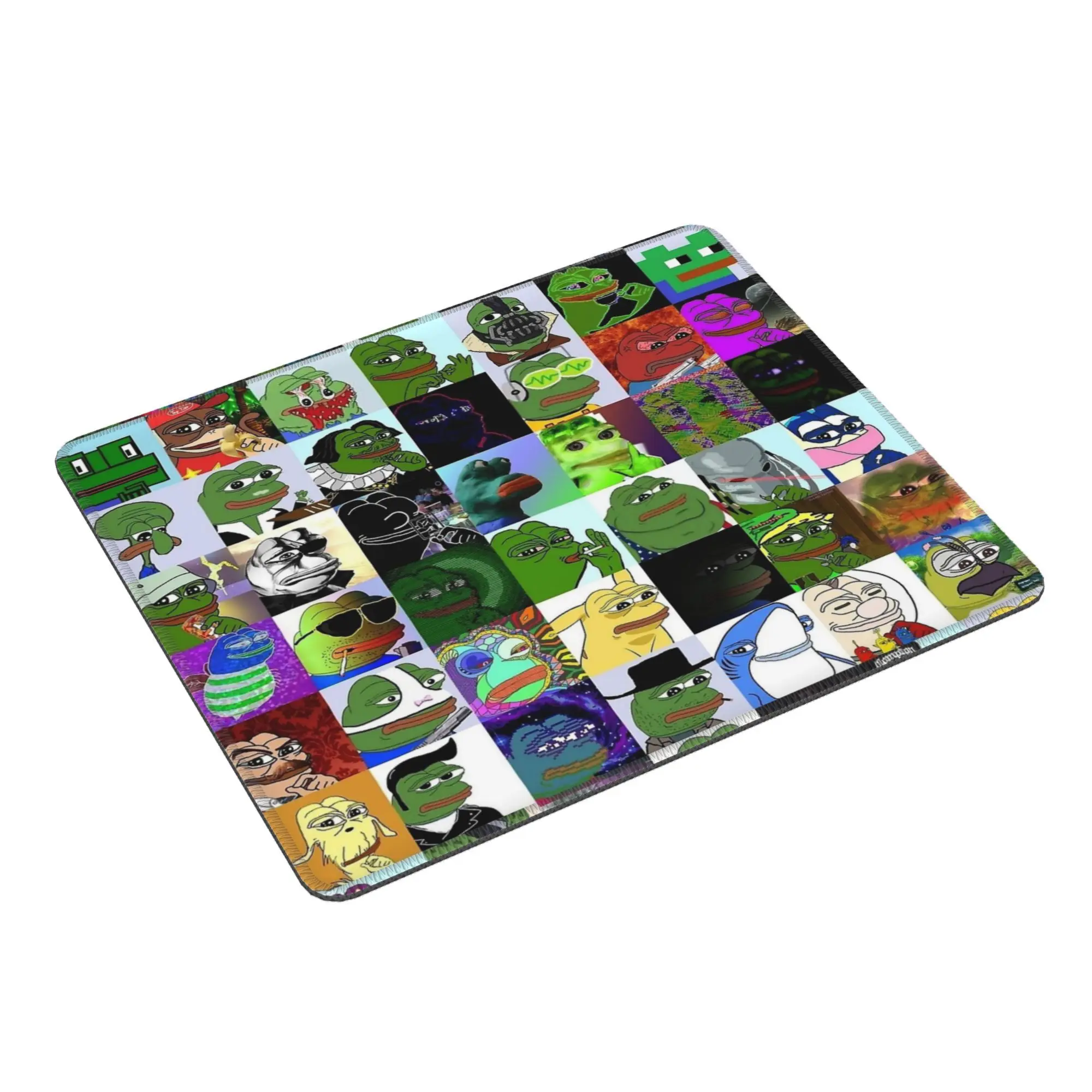 

P-Pepe Frog Collage Keyboard Mouse Mat Mousepad Laptop Non-Slip Rubber Gamer Mouse pad