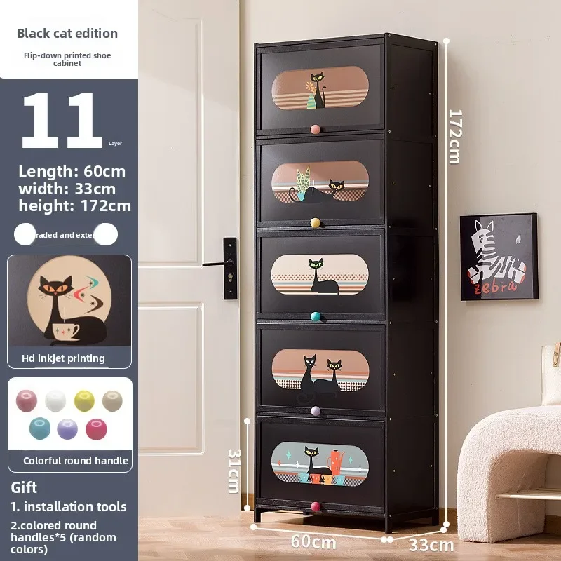 

Multi-functional Household GoodsShoe Cabinet Household Entrance Entrance Entrance Large Capacity Breathable Shoe Rack With Door