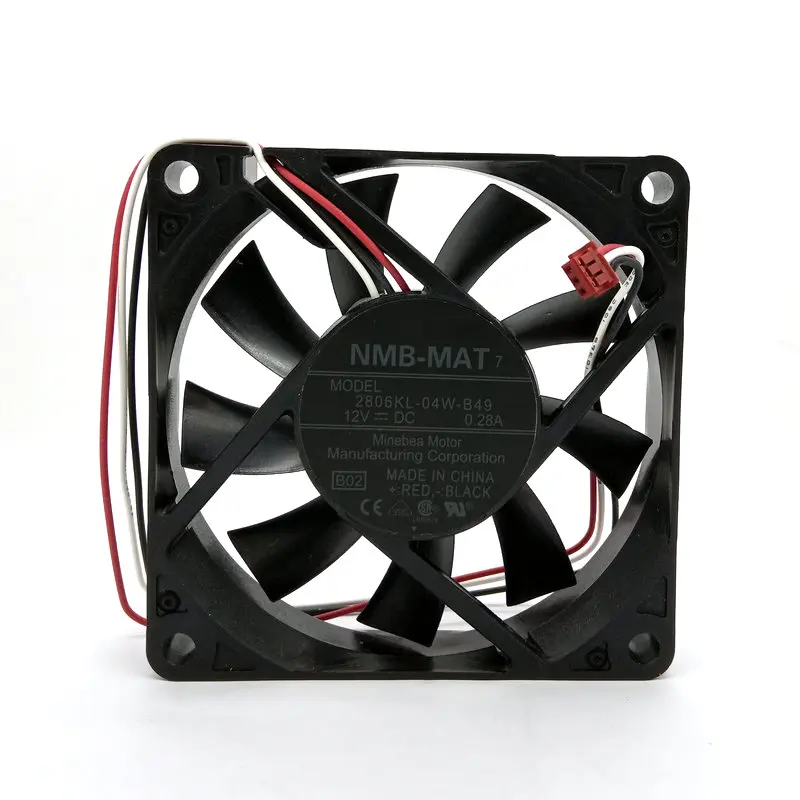 

New Cooling Fan for Projector 2806KL-04W-B49 B02 DC12V 0.28A 70x70x15MM 3Lines