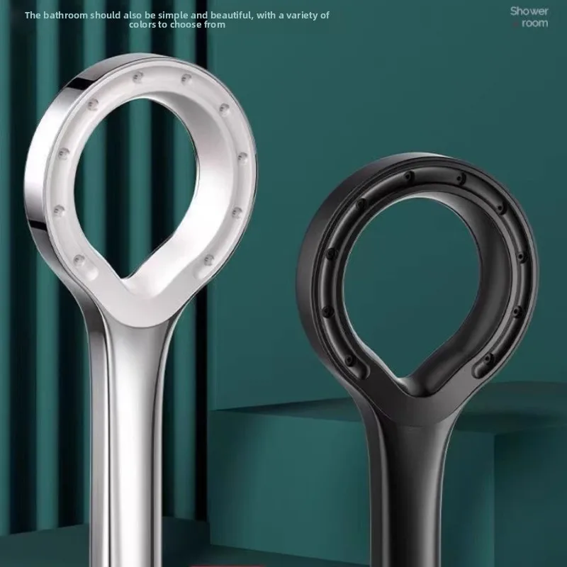 

Портативная насадка для душа в ванной комнате для путешествий, экономия воды, аксессуары для ванной комнаты, новый дизайн, круглая насадка для душа высокого давления