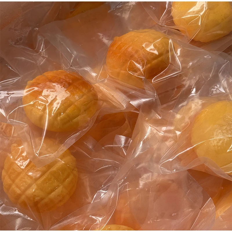 Food-Shaped Stress Ball Pineapple Bun Squishy Toy Moldable Bounce Squeeze Ball ASMR Sensory Anti Stress Fidget Toys Squeeze Toy