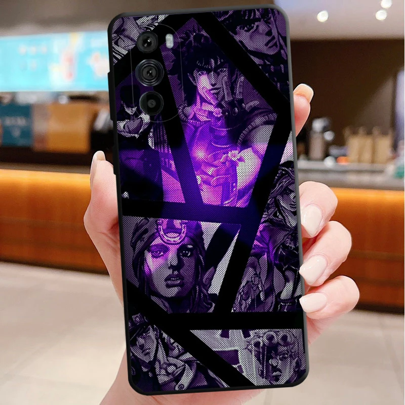 Handyhülle für Motorola Edge 50 40 Pro 60 50 40 30 Ultra Neo Fusion Moto G Play G Stylus G Power G Jojo Gyro Zeppeli Anime