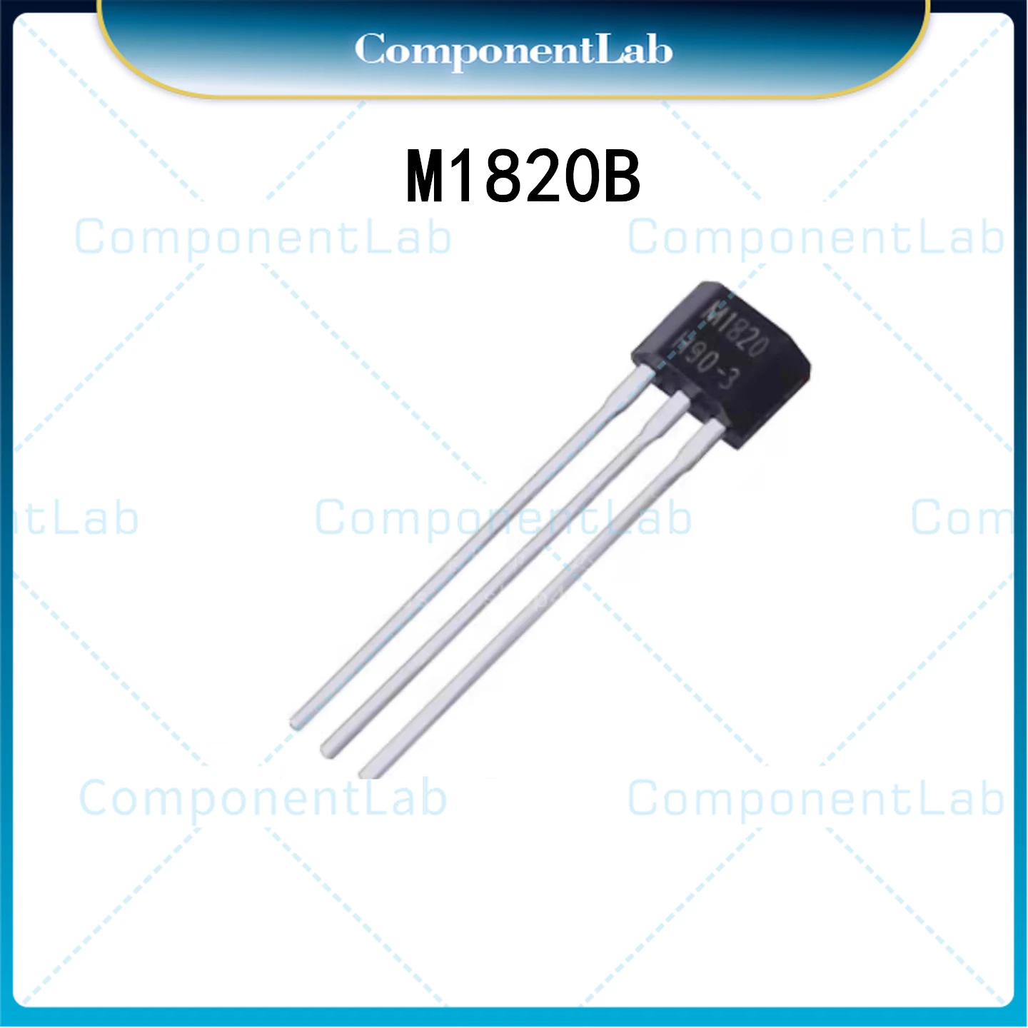 10-50pcs New original M1820B TO-92S 1.8V - 5.5V single-bus digital temperature sensor chip