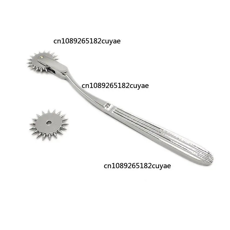 Gear Roller Rolling Wartenberg Wheel Pinwheel Fetish Neurological Medical Diagnostic Pin Wheel Reflex Nerve Impact Hammer