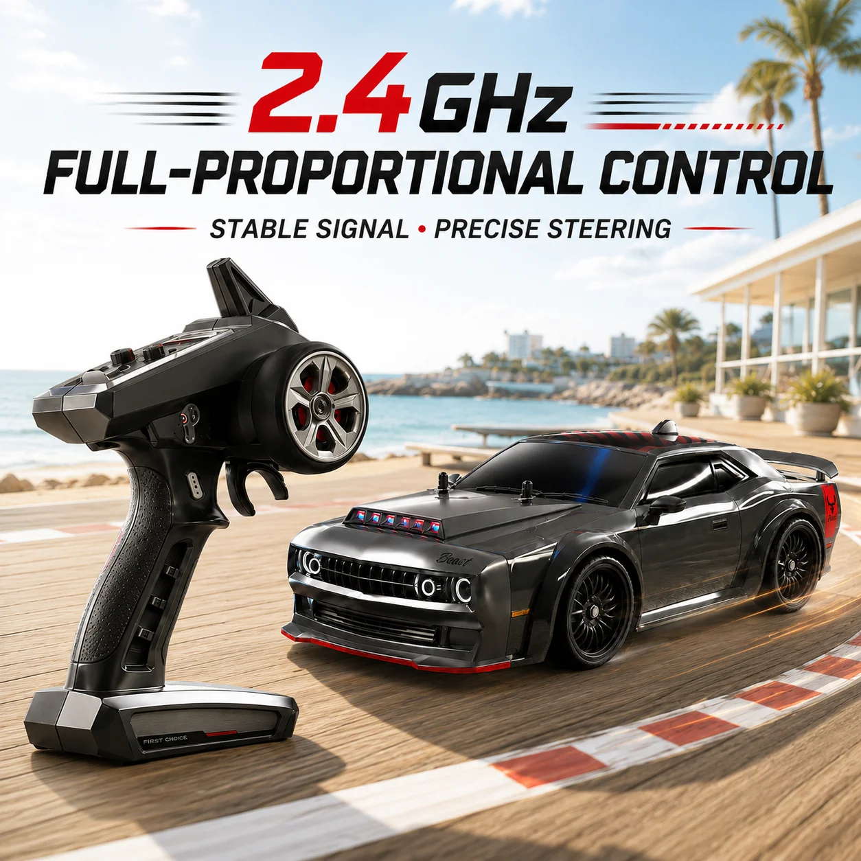 ZNLYRION RC Toy SG216MAX 4WD RC Drift Car 1:16 Scale  2.4G Remote Control Brushless Racing Car With LED Lights for Adults