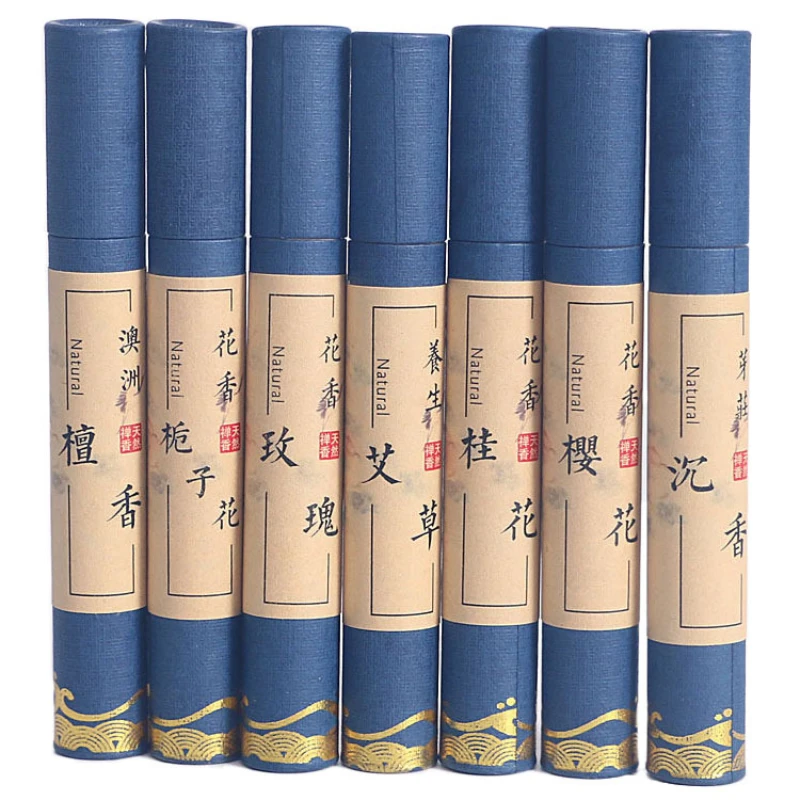 10.5 سنتيمتر عصا البخور خشب الصندل عطر النبات المقهى المنزلية تنقية الهواء الداخلي إزالة الرائحة والمساعدة في النوم عصا جوس