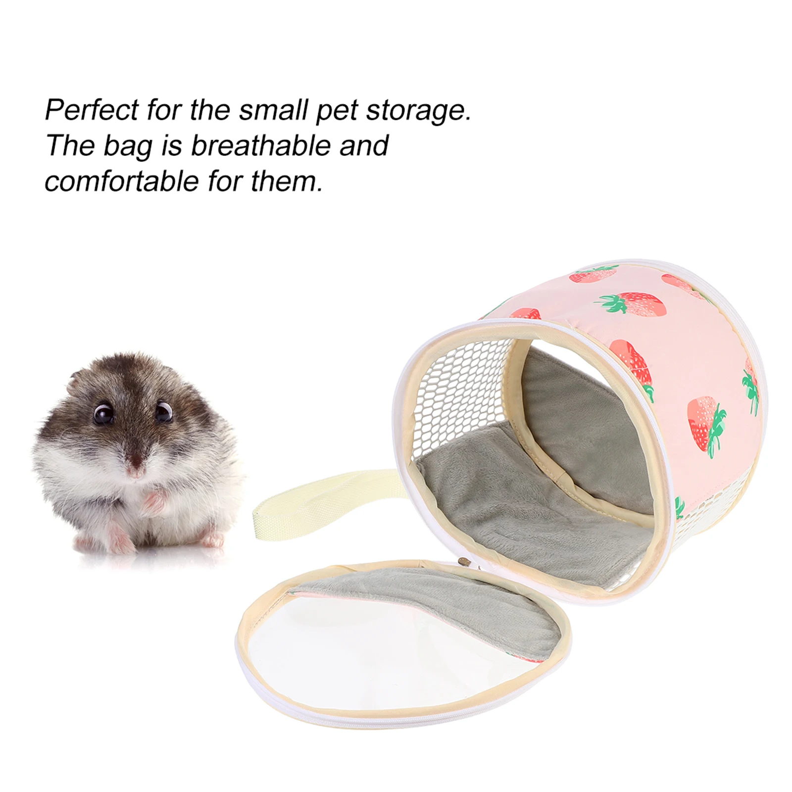 

Lightweight Pet Carrier Bag Small Animal Travel Purse Portable Outdoor Handbag for Hamster Chinchilla Rat Guinea Pig for Park