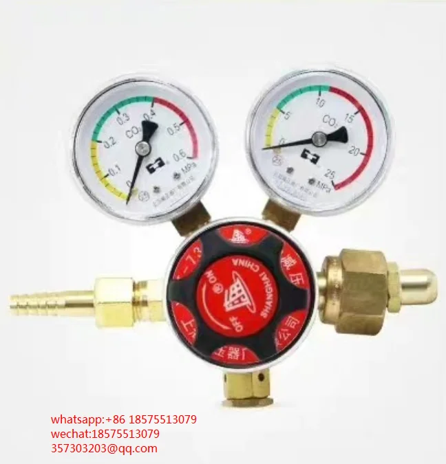 

For YQT-731 Carbon Dioxide Pressure Gauge Pressure Reducing Valve Decompression Regulator Pressure Regulating Valve 1 Piece