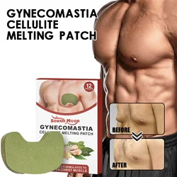 Man Breast Firm Patch Anti Cellulite Shrink Chest Fat Burning Strengthen Muscles Body Shaping Fitness Gynecomastia Removal Care