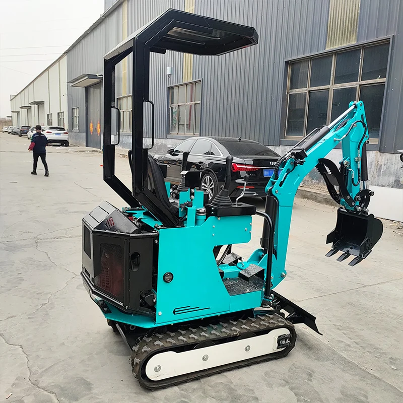 Customized 1 ton Factory direct sales Mini Crawler Excavator Featuring CE-Certified Kubota Euro 5 Engine