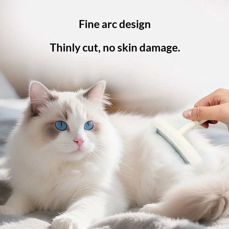 helps relieve stress, cleans hair. Suitable for removing fine hairs. Applicable to cats and dogs.