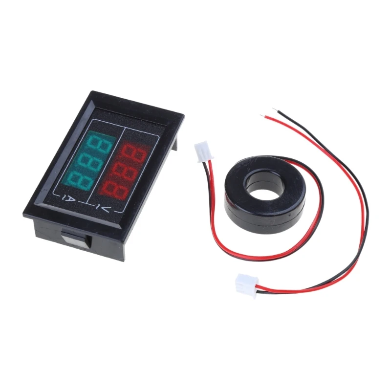 500V Voltmeter 100A Ammeter Panel Mount Volts Amp MeterDigital LED Red Green- Dropship