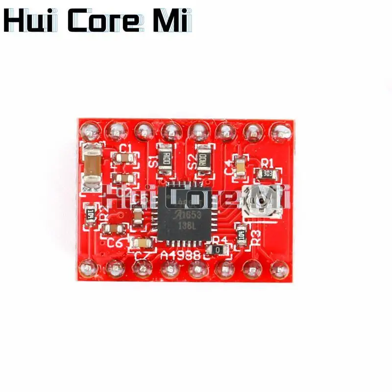 Piezas de impresora 3D CNC, accesorio Reprap pololu A4988, módulo controlador de Motor paso a paso con disipador de calor para rampas 1,4 para arduino