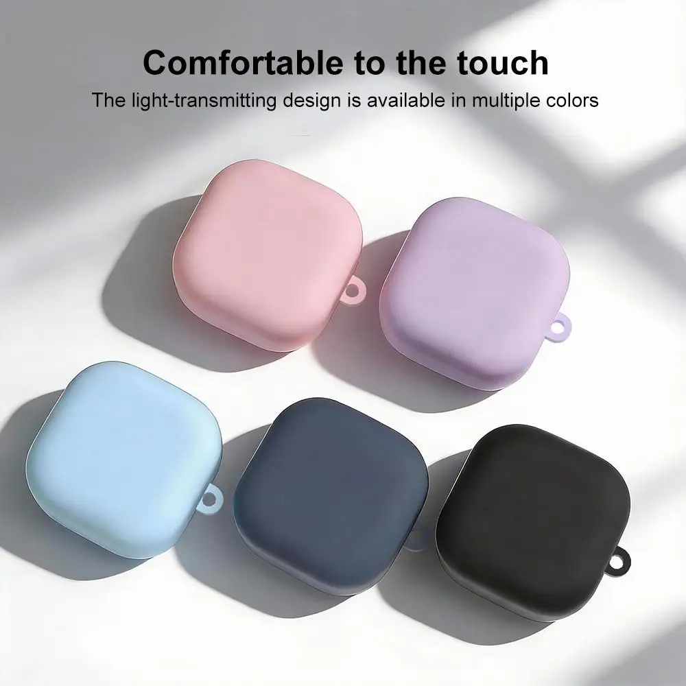 For Samsung Galaxy Buds4 / 4 Pro XDcase Solid Color Liquid Silicone Earbuds Case with Hook