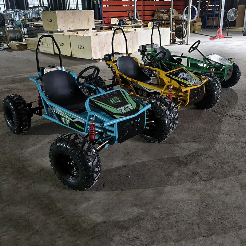 212cc 4-Stroke 8 Inch Tires All-Terrain Off-Road Go-Kart 70km/H 80km Long Range Kart for Children and Adults Outdoor Drift Kart