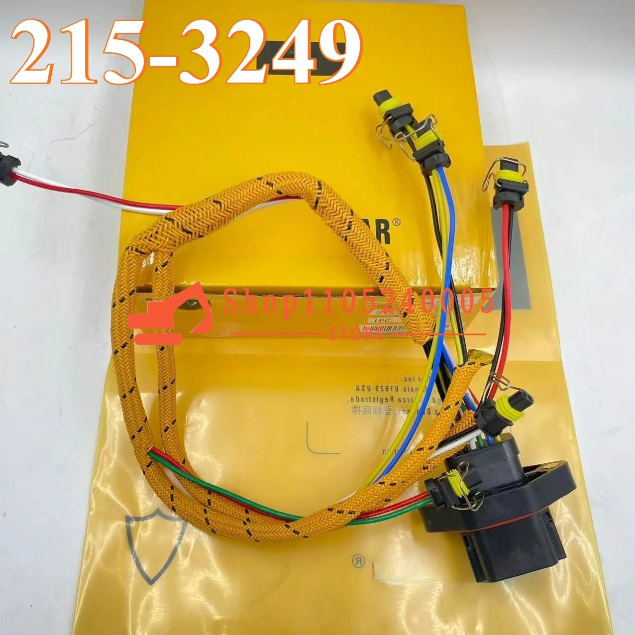 

419-0841 4190841 Original New Fuel Injector Wiring Harness Fit 215-3249 2153249 For C9 E330D E336D E320D 320C 323D 336D C7