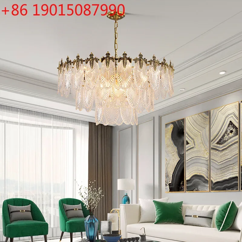 

Американская люстра из хрусталя с перьями павлина в стиле лёгкой роскоши, современная, для гостиной, простая в дизайне.