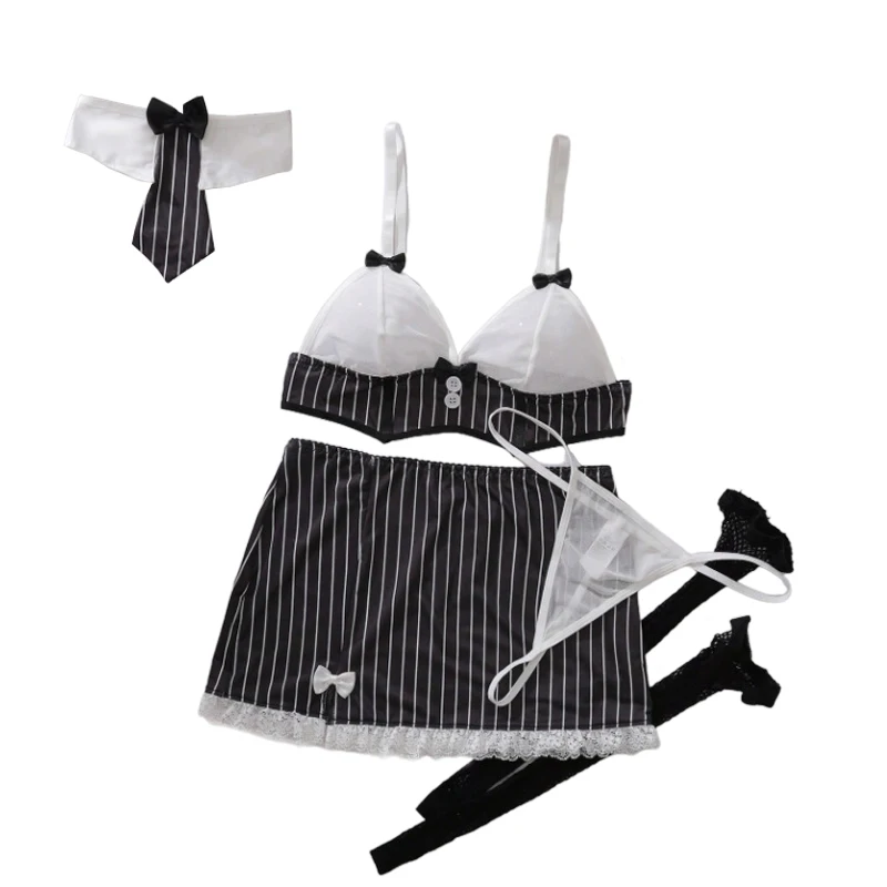 

1Pc Teacher Cosplay Sexy Lingerie Set – Pure Desire Strip Underwear, Dames Role-Playing Adult Women Intimate Suit