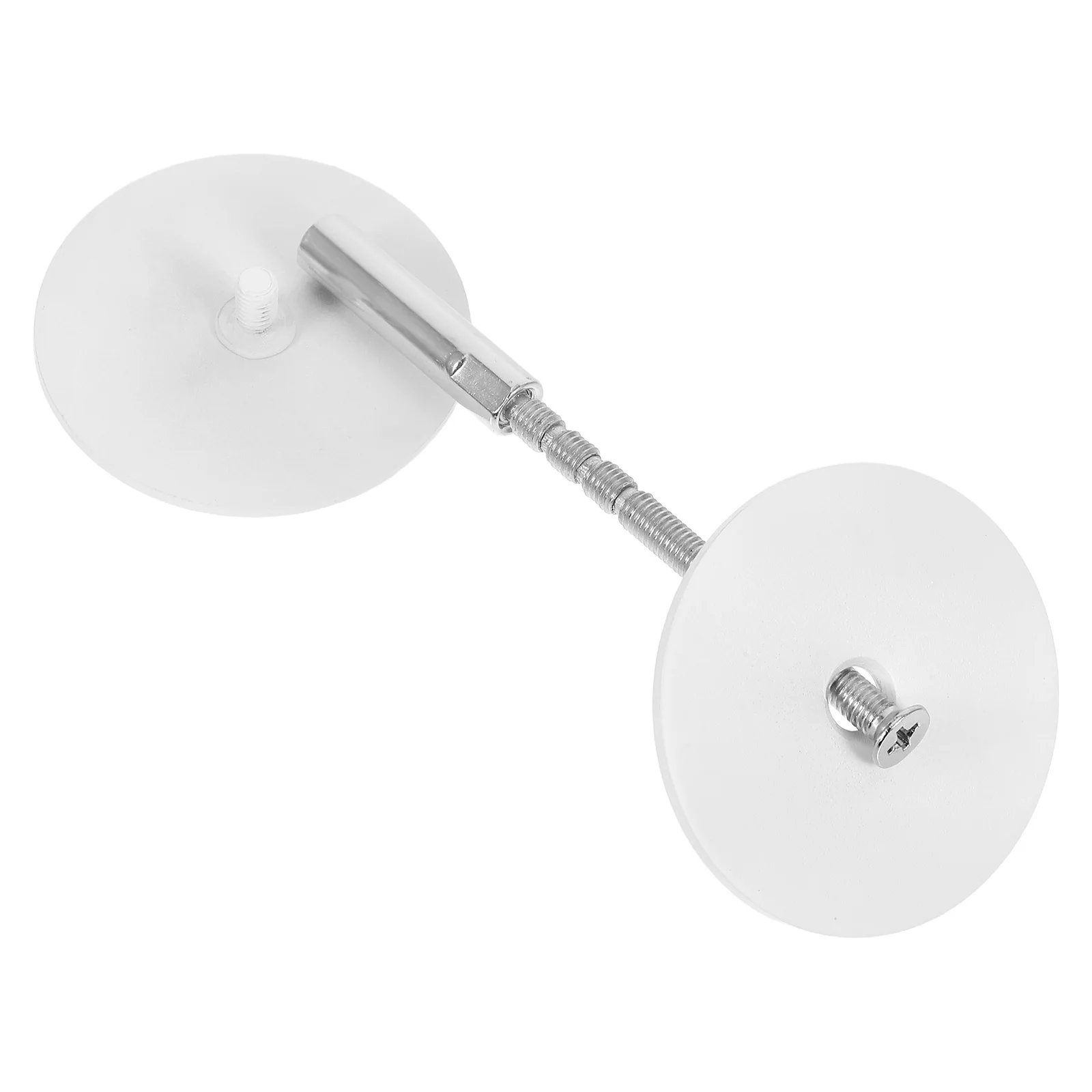 الفولاذ المقاوم للصدأ مقبض الباب ثقب المفتاح قفل غطاء الطبق 50 مللي متر حشو دائري لثقوب مقبض باب الأمان مع مسامير وشملت #1