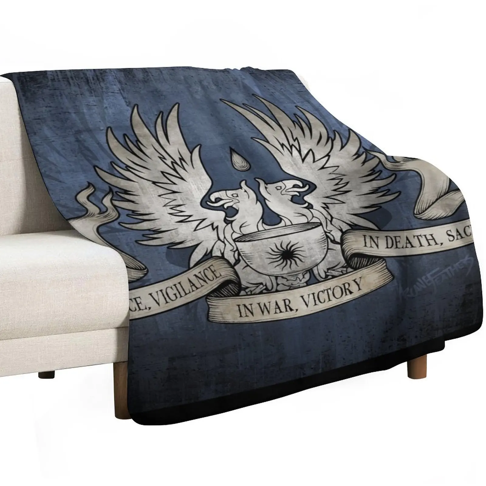 Dragon Age: Grey Warden Motto Throw Blanket Camping Travel Thins Bed Fashionable Luxury Brand Soft Big Blankets