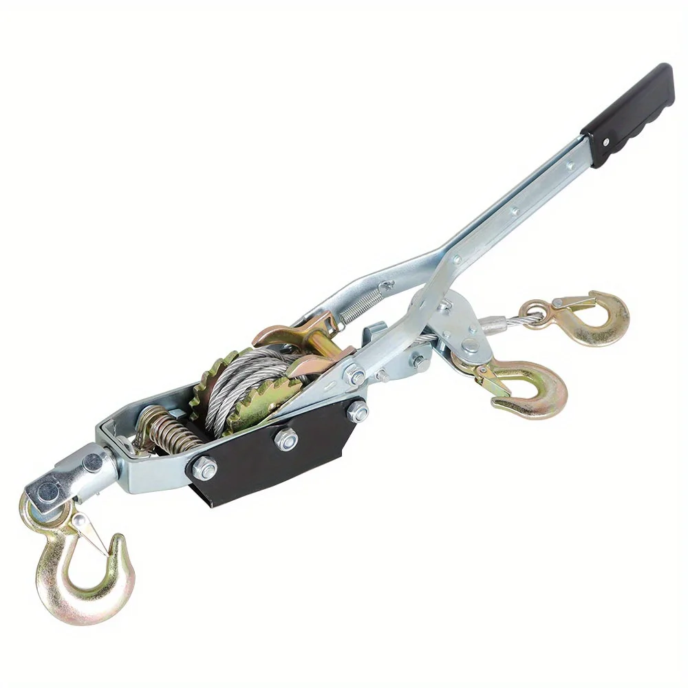 Extractor de potencia de doble engranaje de acero de 4 toneladas, Cable de acero resistente, herramienta extractora de seguidor de trinquete de potencia de doble engranaje