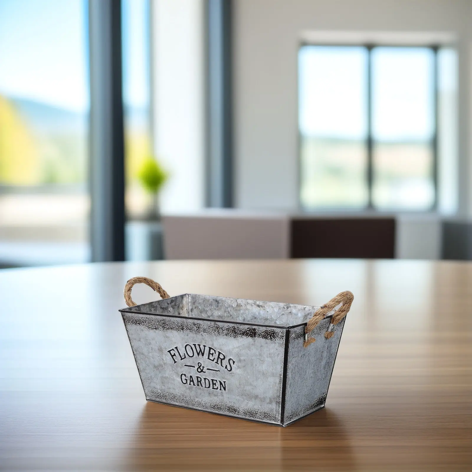 

Металлическое ведерко для цветов, большое, винтажное, состаренное, с ручкой, для живых и сухих цветов, суккулентов, горшечных растений, для улицы и дома