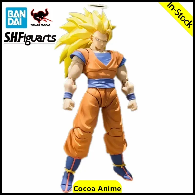 

In Stock Original Bandai S.H.Figuarts Dragon Ball Z Super Saiyan 3 Son Goku Anime Figure Toys PVC Model Toys Collection Doll