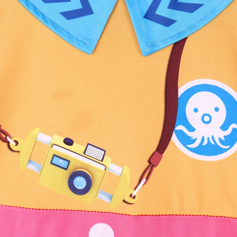 2022เด็กทารกเด็กหญิง Octonauts ชุดเสื้อผ้าหน้าร้อนการ์ตูนพิมพ์ทุกวันน่ารักลำลองหวานวันเกิด Party เสื้อผ้า95-145ซม.