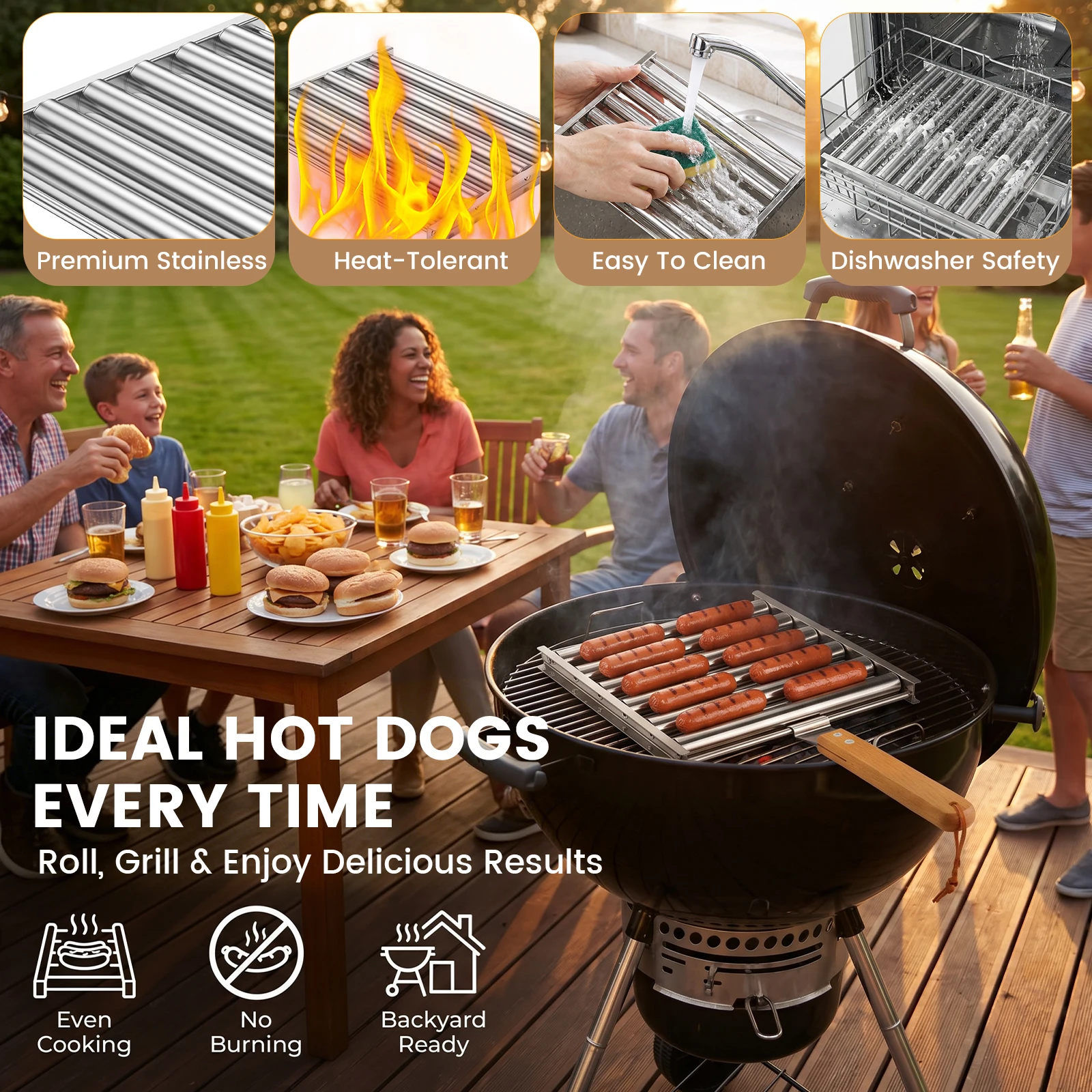Ekstra Büyük Sosis Çevirme Apa - Hot Dog Roller Grill incelemesi ve fiyatı