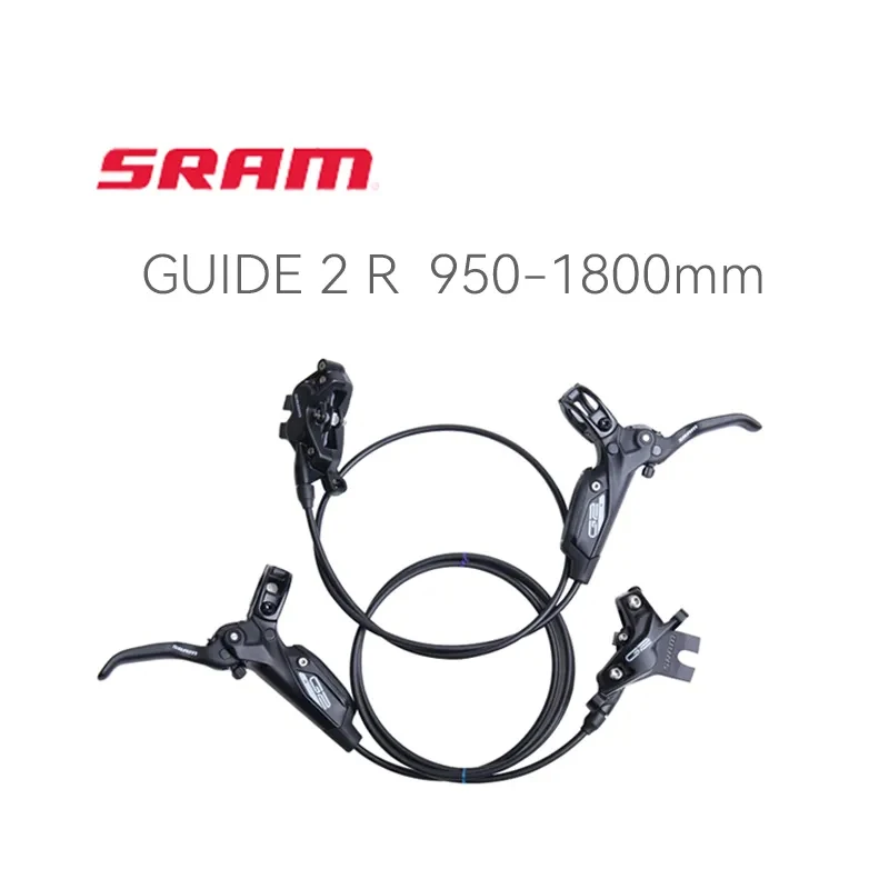 SRAM GUIDE 2 R G2 R 4-PISTONS MTB BR Hydraulic Disc Brake 850-1800mm 950-1800mm Front & Rear Black Moutain Bike Bicycle parts