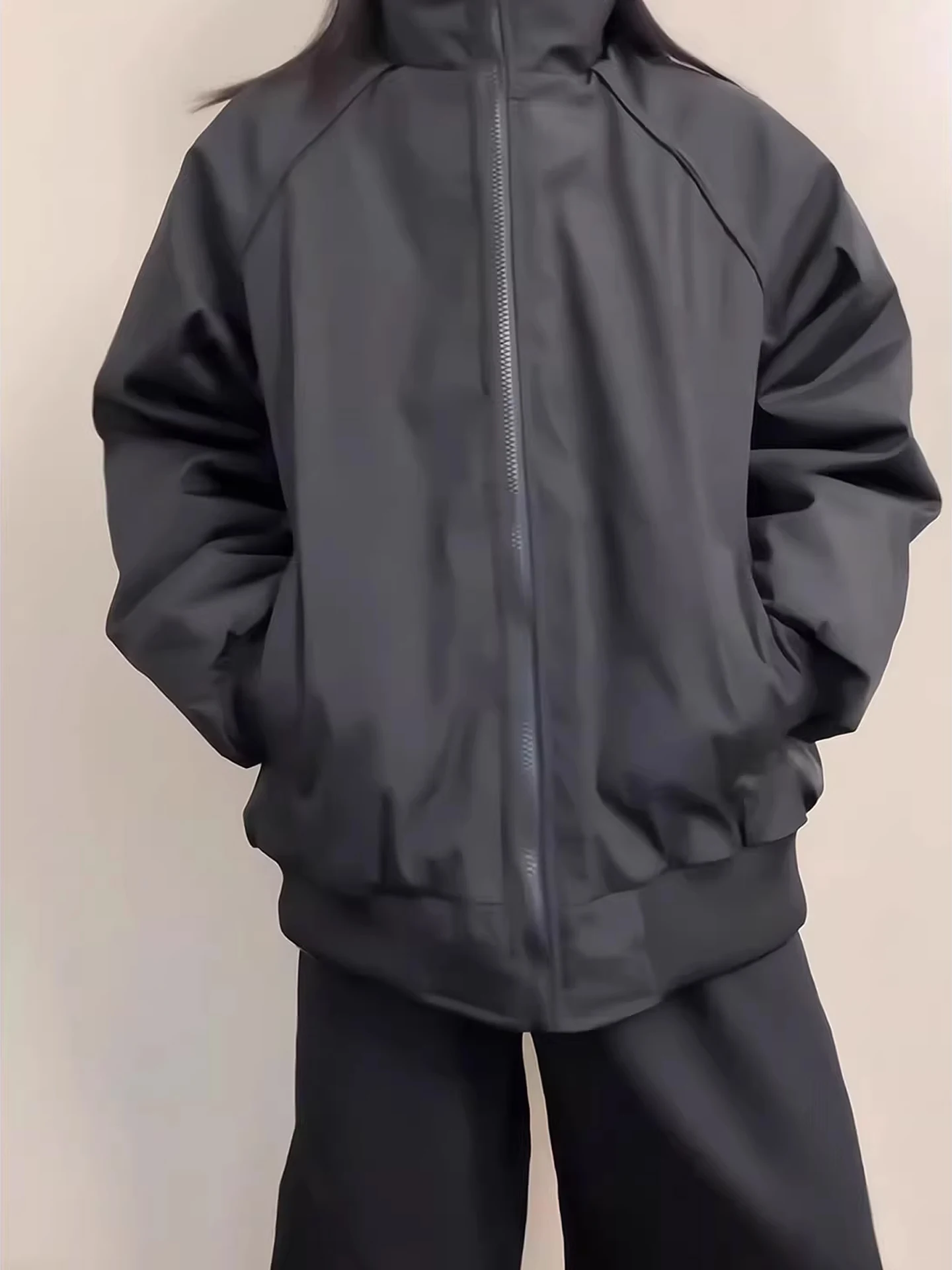 Thiened المحملة واقية ملابس العمل Jaet الرجال معطف القطن الدفء الوقوف طوق oulder ملابس خارجية مناسبة الخريف الشتاء