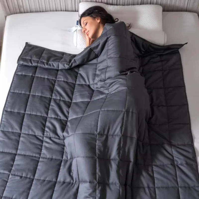 

Polyester Microfiber Cotton Gravity Blanket, Wearable, Anti-Pilling, Sleep Inducing, Durable