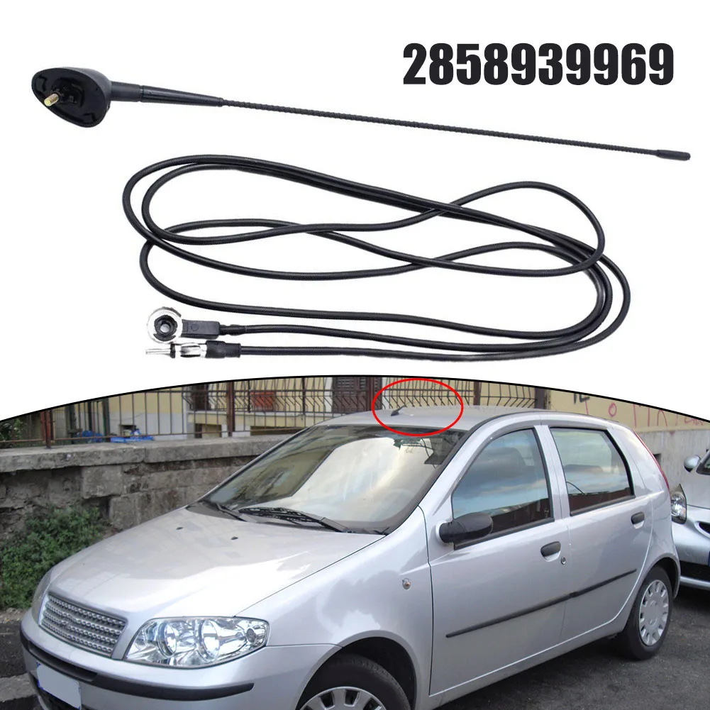 

Мачта антенны на крыше с основанием и кабелем 2858939969, подходит для Fiat 1993-Up, мачта для крепления на крышу, антенна с улучшенным сигналом, стерео