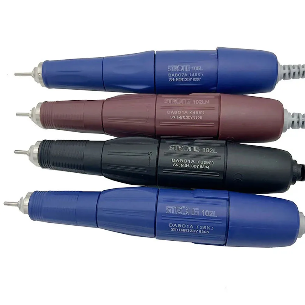 อุปกรณ์ทำเล็บไฟฟ้าสว่านทำเล็บไฟฟ้าด้ามจับอุปกรณ์ขัดที่กรอเล็บไมโครมอเตอร์แรง210 102LN 105L 102L 35K 40K 45K