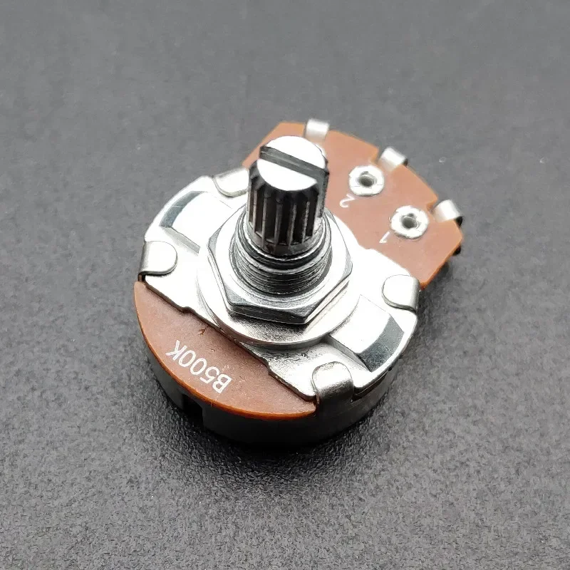 2pcs A500K/B500K/A250K/B250K Electric Guitar 18mm Split Shaft Linear Taper Potentiometer Volume Tone Big Guitar Pot