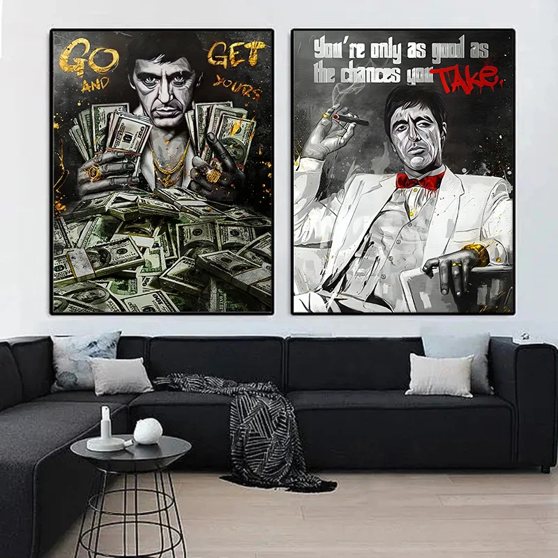 Dibujos de Tony Montana Fáciles: La Pintura que Convierte tu Espacio en un Homaje al Ícono del Cine