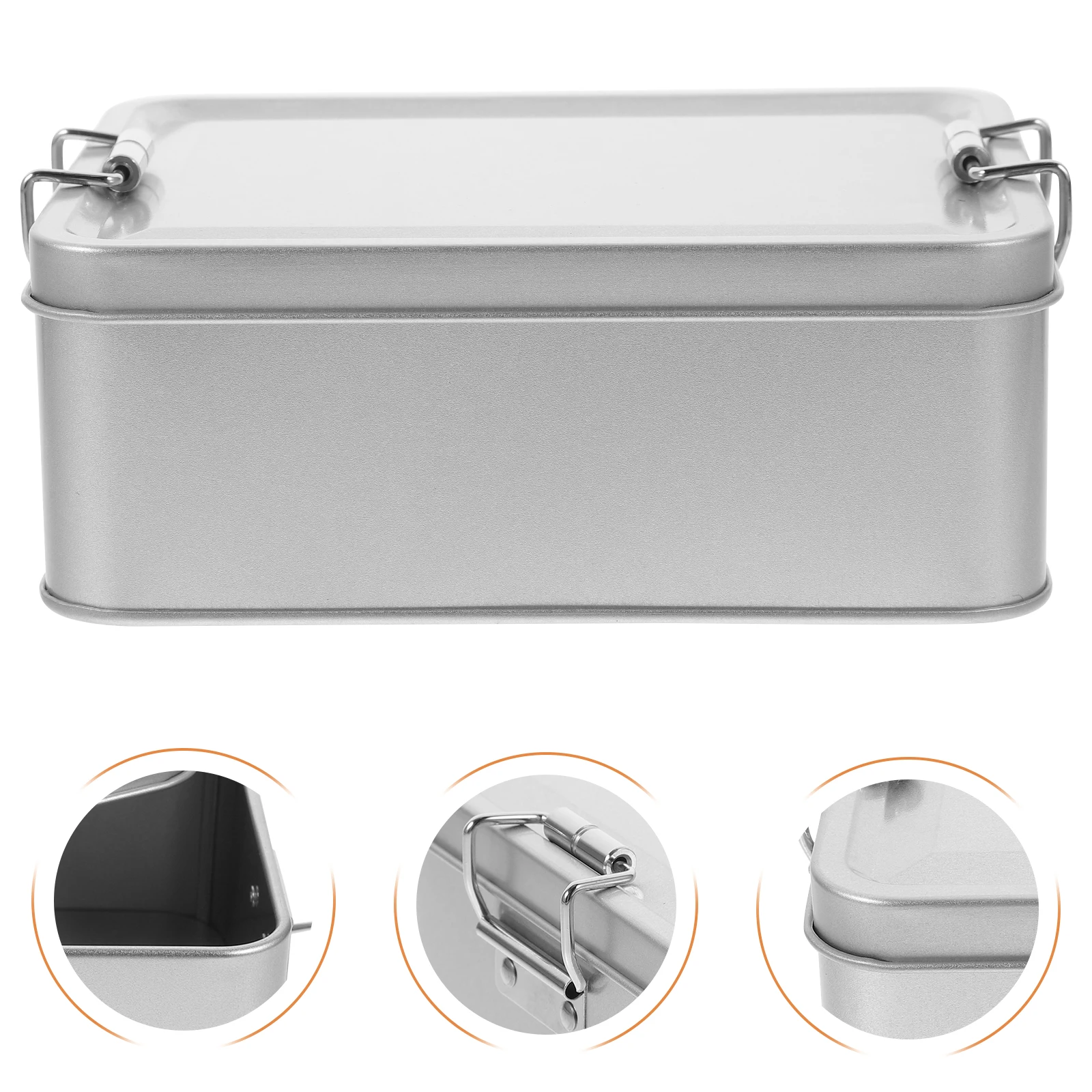 

Tinplate Candy Box Small Metal Tins with Lids Novelty Biscuit Cookie Storage Office
