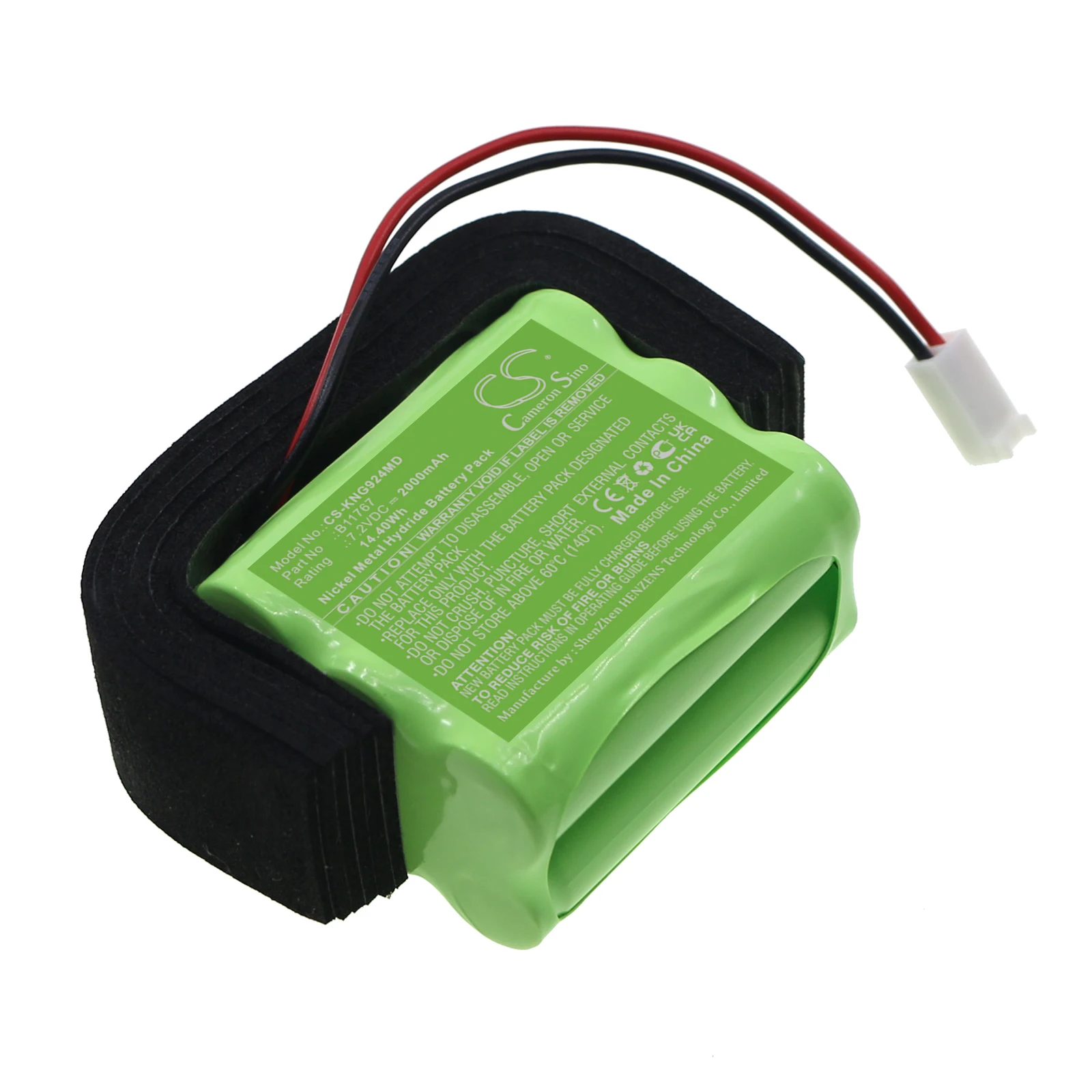 CS Medical Battery for Kangaroo 924 Enteral Feeding Pump Fits B11767 2000mAh/14.40Wh Ni-MH 7.20V CS-KNG924MD