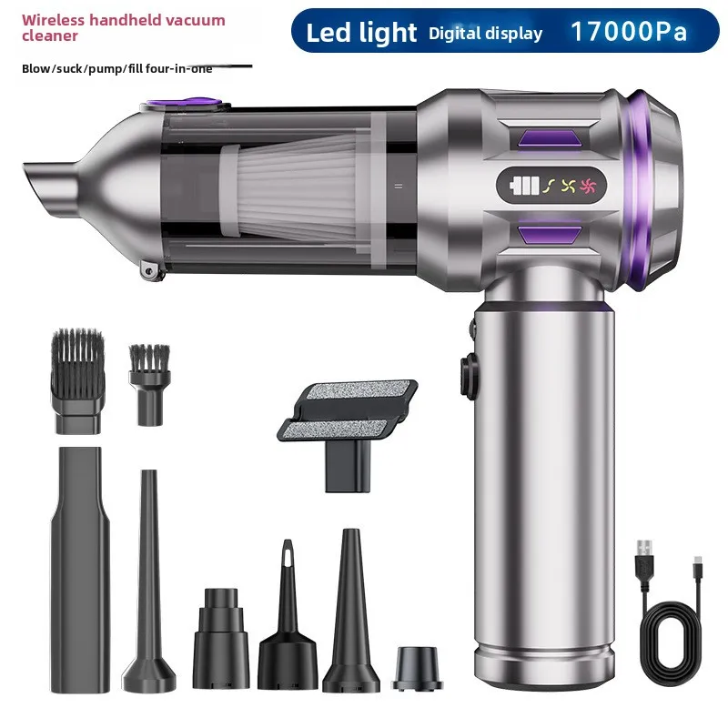 Handheld Turbo Blower Car Vacuum Cleaner – Powerful Electric Air Duster for SUV, RV, Truck & Trailer Cleaning