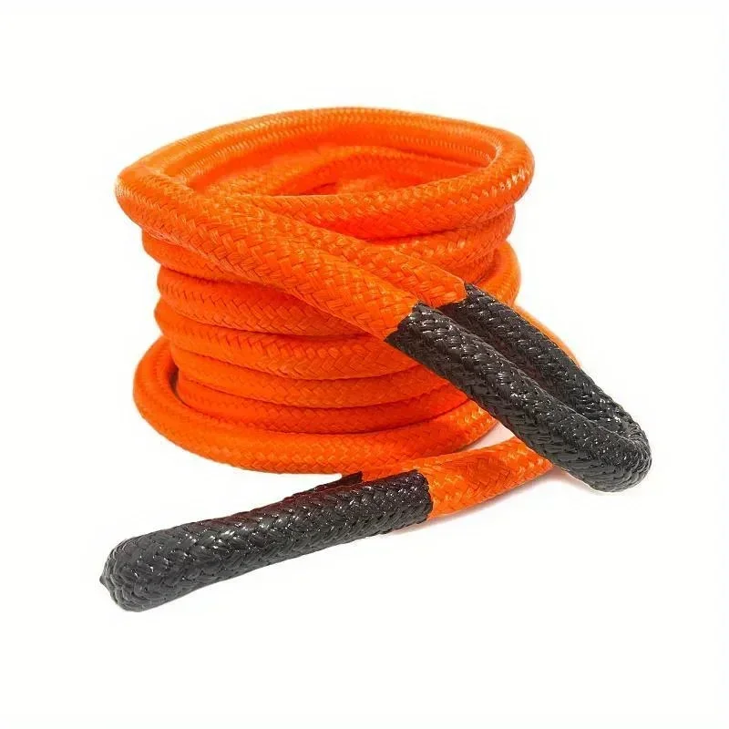 19mm*6m 19800lbs Recovery Rope+2pc Soft Shackle +1pc Storage bag Automobile Emergency Wild Rescue Power Line Rope Trailer Rope