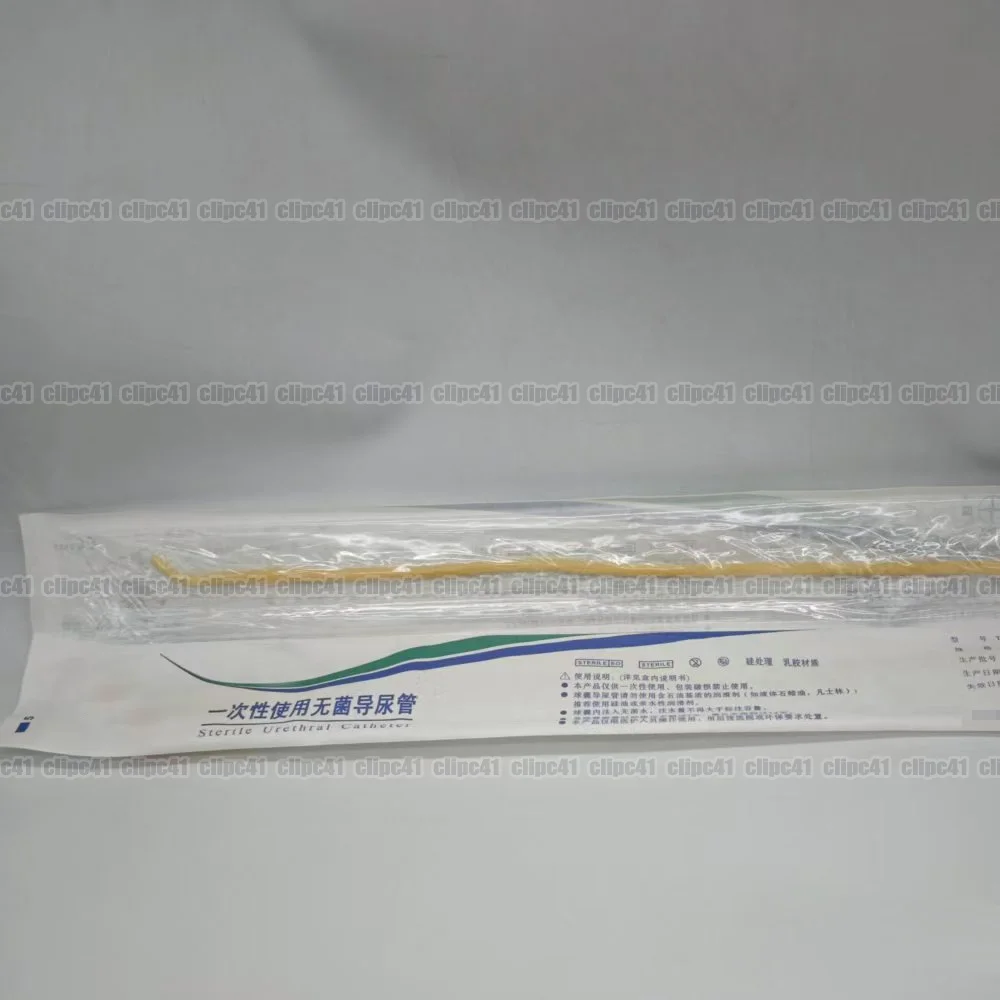 2ways Balloon Latex Foley Catheter Sterilized Urethral Latex Catheter Elbow Joint Soft Valve Disposable Sterile Male 16FR 18FR