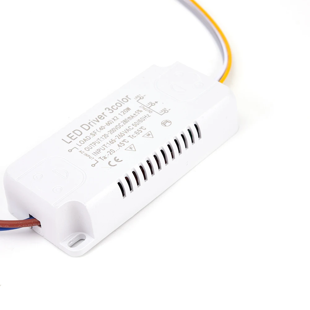 Adapter LED Driver 260-280mA 3 Color 50-60HZ AC165-265V For LED Lighting Non-Isolating Replacement Transformer